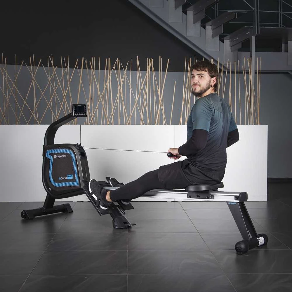 Irklavimo treniruoklis su magnetiniu pasipriešinimu inSPORTline inCondi RW600 PRO (smagr. 4kg)