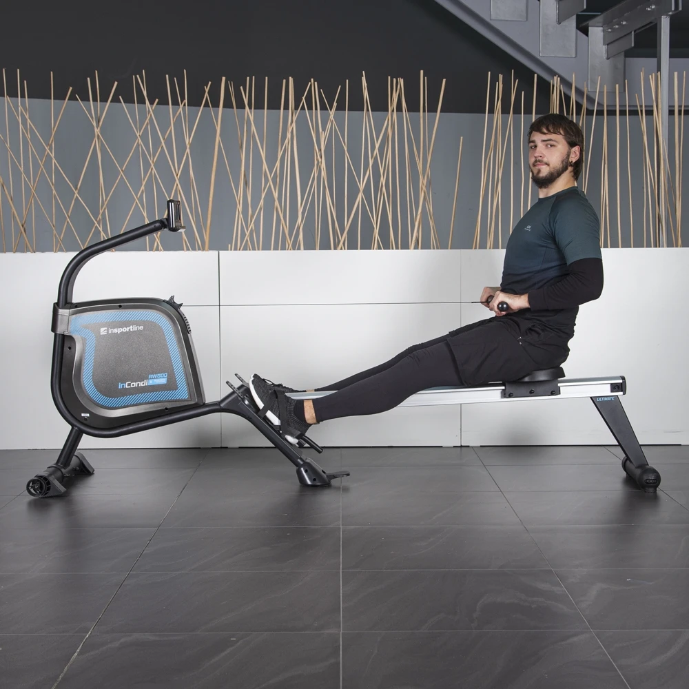 Irklavimo treniruoklis su magnetiniu pasipriešinimu inSPORTline inCondi RW600 PRO (smagr. 4kg)
