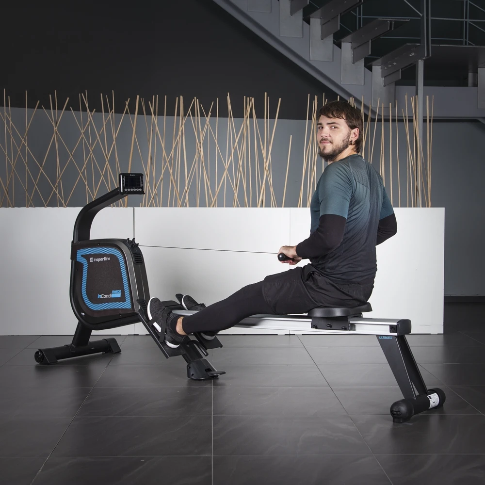 Irklavimo treniruoklis su magnetiniu pasipriešinimu inSPORTline inCondi RW600 PRO (smagr. 4kg)
