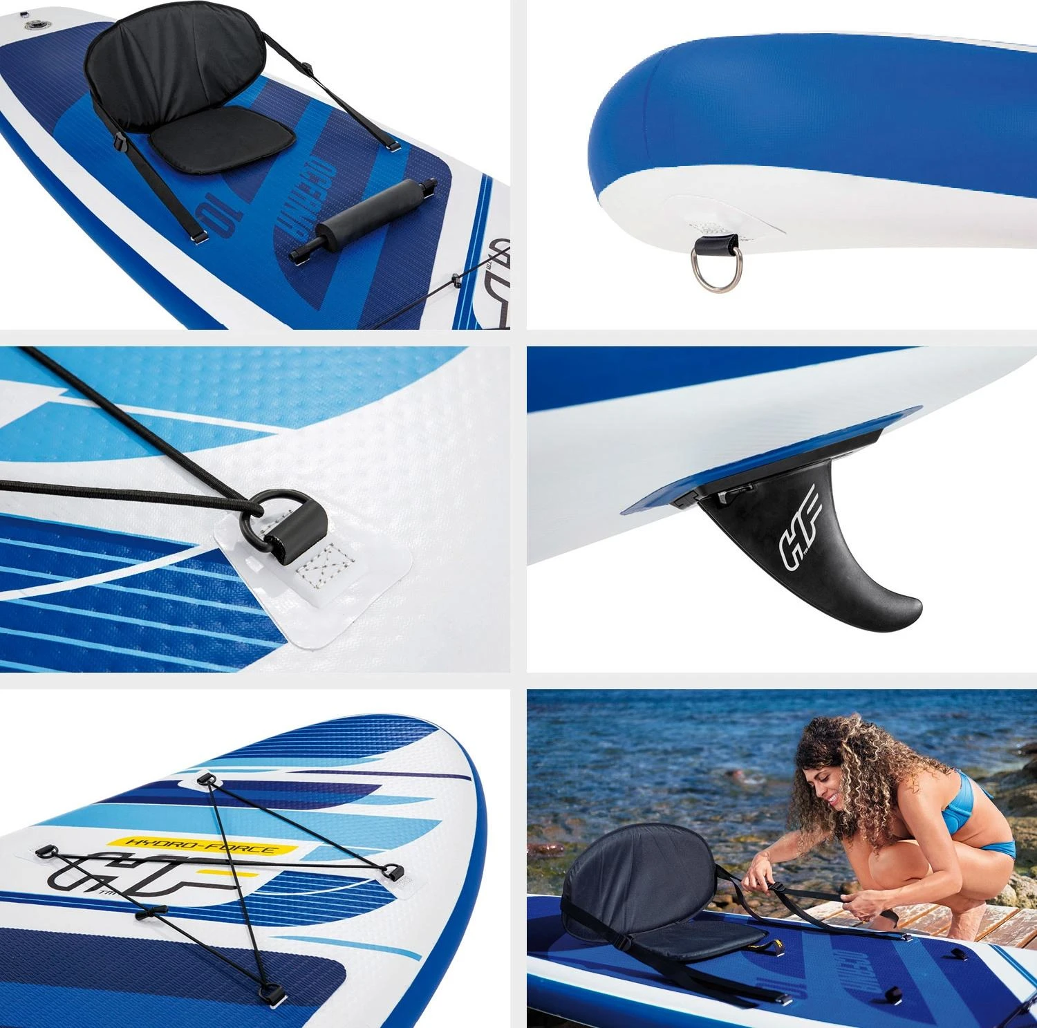 Irklentės Bestway Sup Hydro Force Oceana kabrioletas
