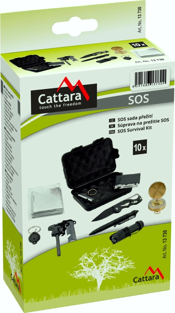 Išgyvenimo rinkinys Cattara SOS 10 vnt.