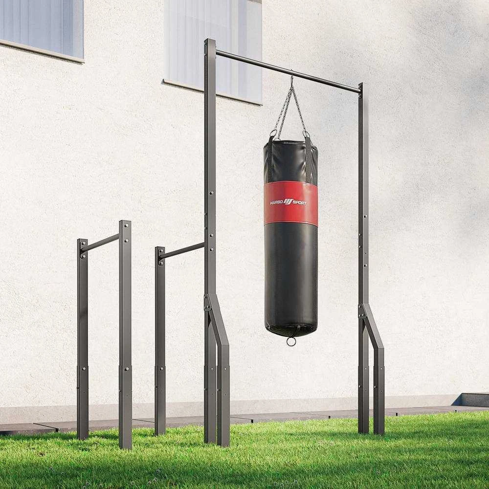 Lauko skersinis su krepšio laikikliu ir ilgais lygiagrečių rankenų atramais MO-Z2 - Marbo Sport