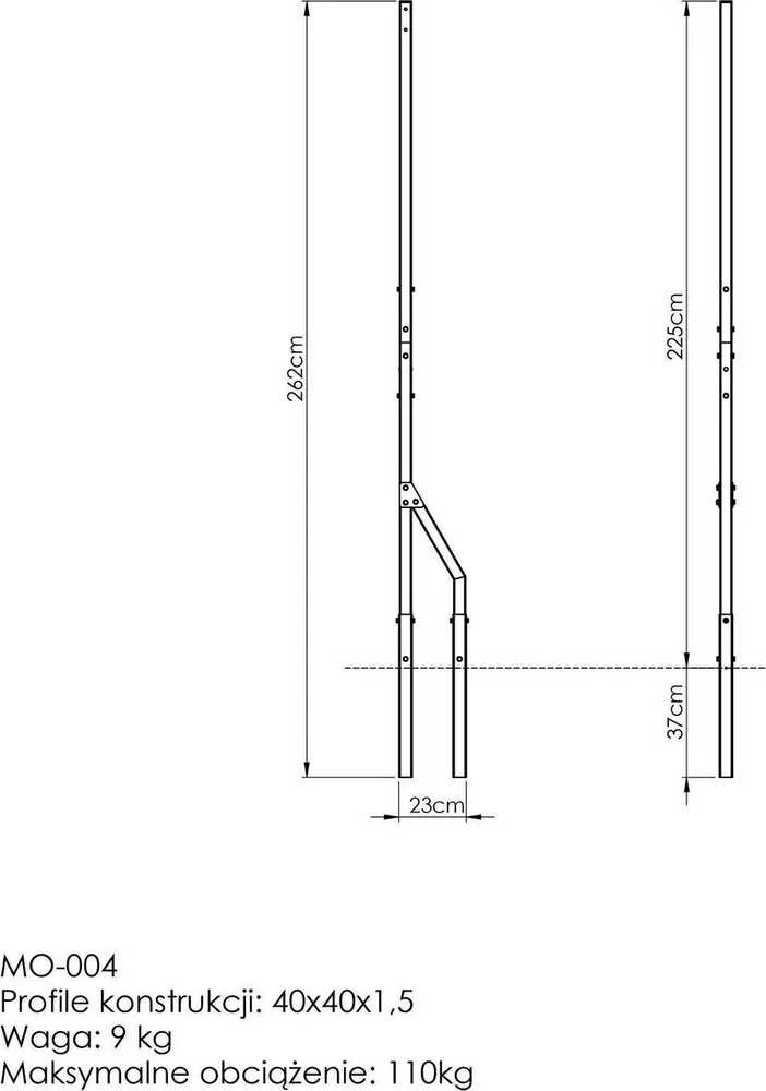 Išorinis stulpas MO-004 - Marbo Sport