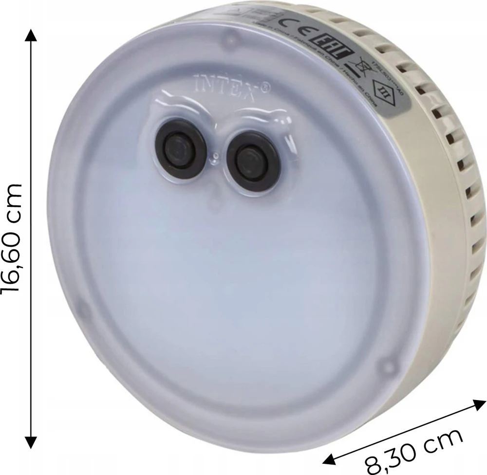 Intex Įvairiaspalvis LED šviestuvas burbulinei voniai, 28503