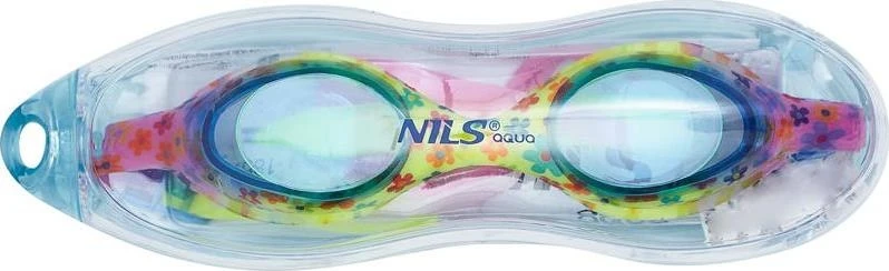 Jaunimo plaukimo akiniai NILS Aqua NQG170FAF Mėlyna Flowers