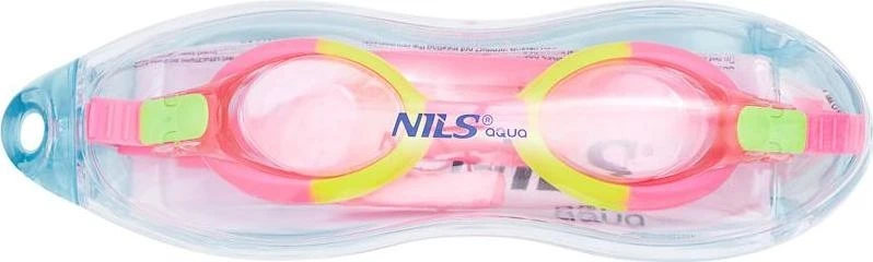Jaunimo plaukimo akiniai NILS AQUA NQG700AF, rožiniai