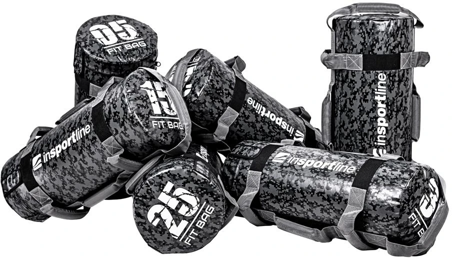 Jėgos maišas su rankenomis inSPORTline FitBag Camu 25kg