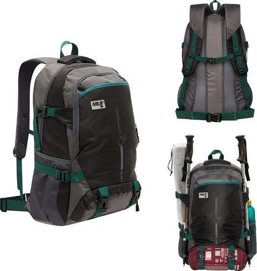 Juoda turistinė kuprinė NILS CAMP NC1736 Range, 45 l