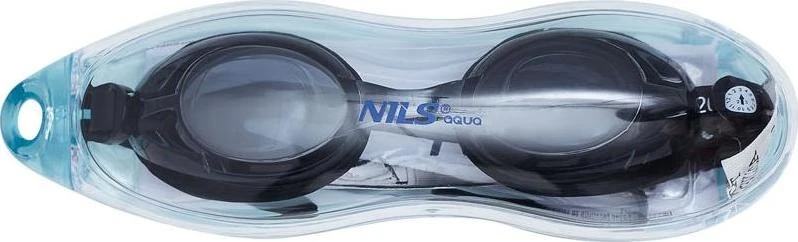 Juodi plaukimo akiniai NILS AQUA NQG500AF