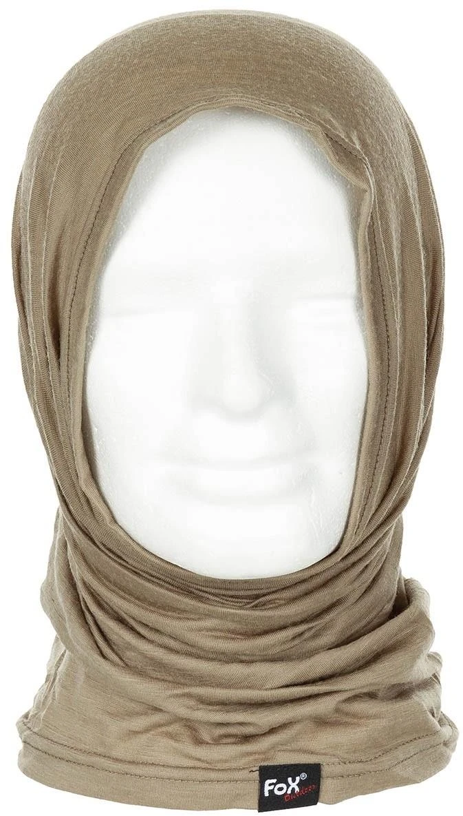 Fox Outdoor Kaklaskarė FoxOutdoor Merino Lite, Coyote Tan