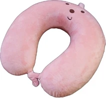 Kaklo pagalvėlė BasicNature Kids, rožinė