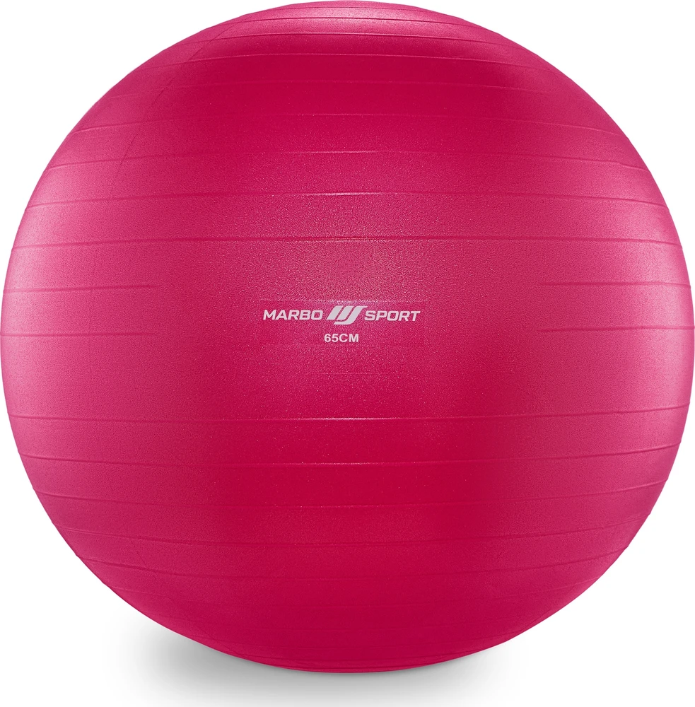 Gimnastikos kamuolys Anti-Burst 65 cm rožinis Marbo Sport