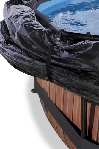 Karkasinis baseinas su stogeliu ir filtru Exit Wood 300x76cm