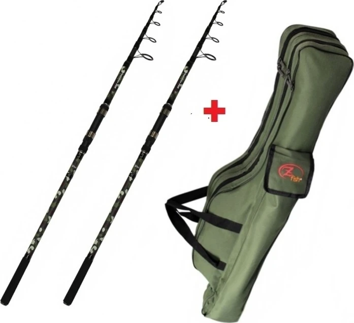 Karpinių meškerių ir dėklo rinkinys Zfish Combo Kingstone 3.60m, 80-150g, 2 vnt.