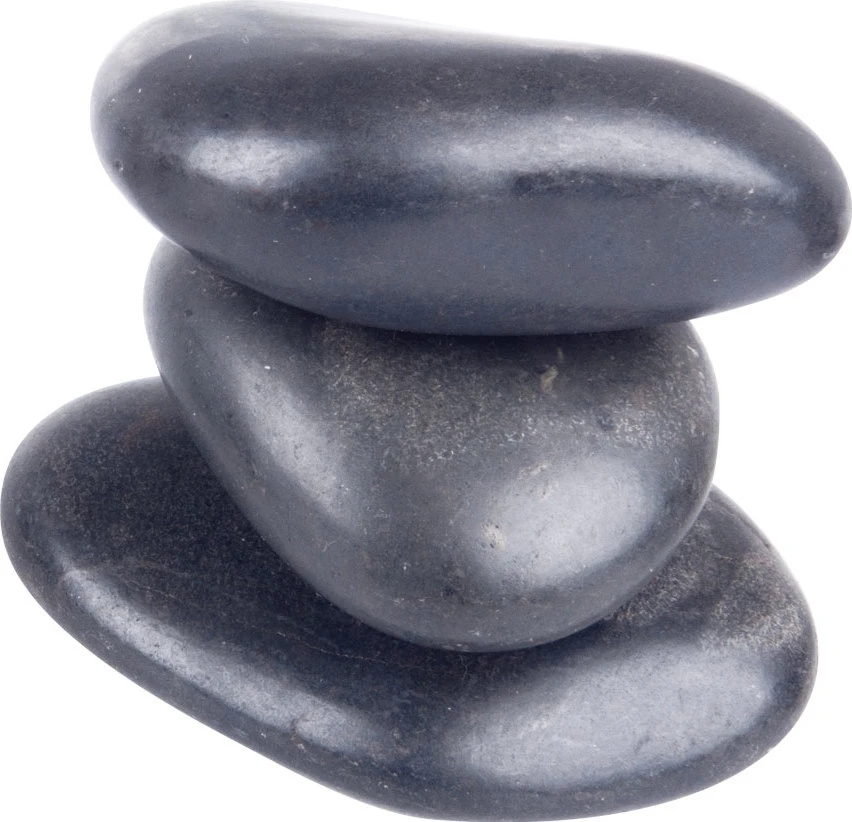 Masažinių lavos akmenų rinkinys inSPORTline River Stone 8-10 cm, 3 vnt.