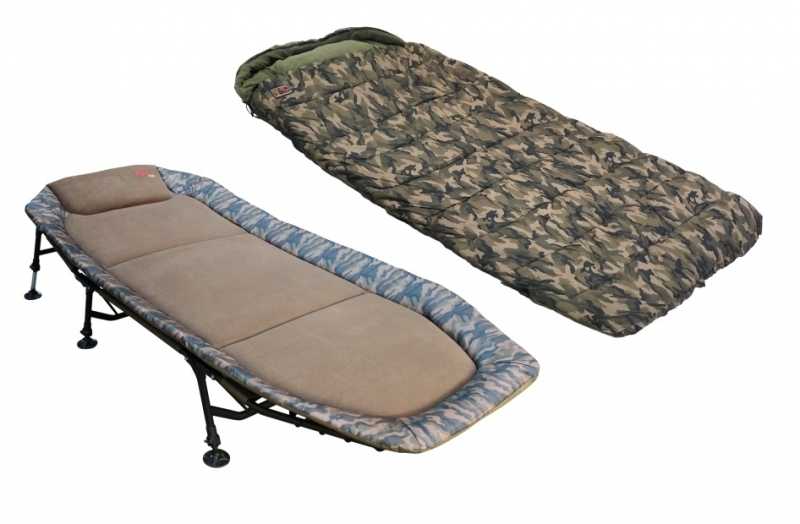 Gultas su miegmaišiu Zfish Flat Camo 220x100 cm