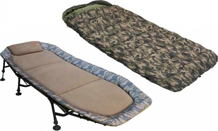 Gultas su miegmaišiu Zfish Flat Camo 220x100 cm