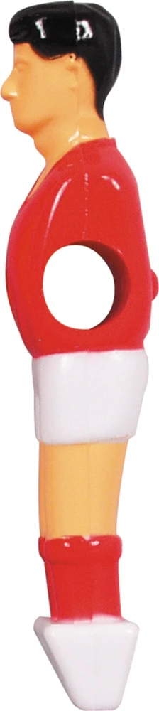 Stalo futbolo žaidėjai Buffalo, raudoni / balti, 13 mm, 4 vnt.