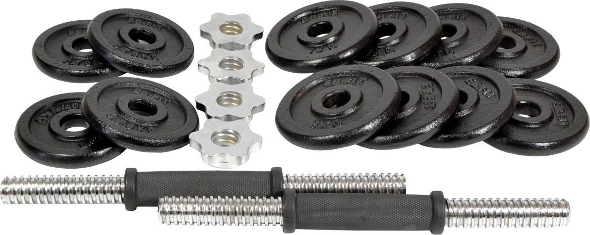 Enero Keičiamo svorio hanteliai EB Fit, 15 kg (2x7.5kg)