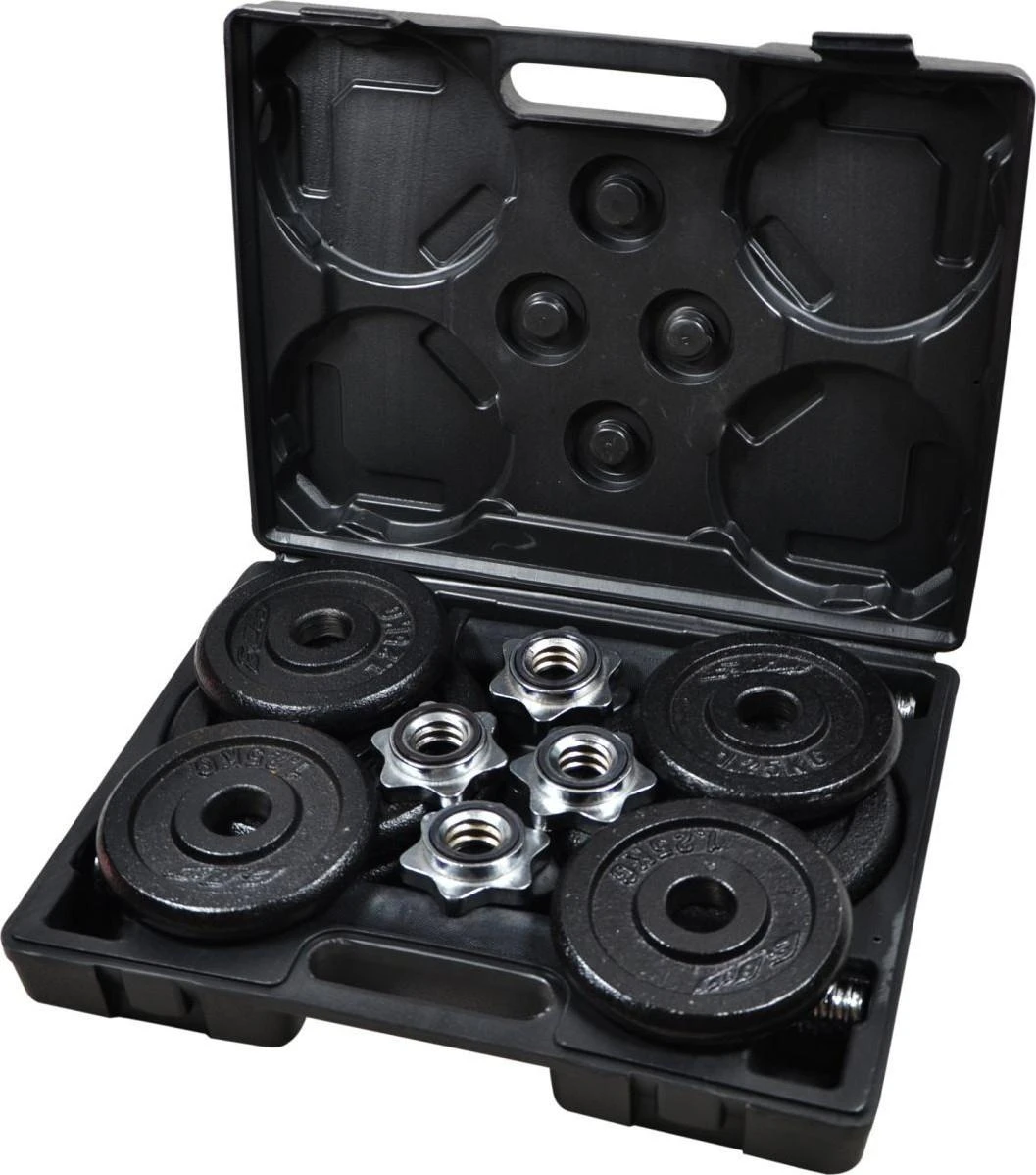 Enero Keičiamo svorio hanteliai EB Fit, 19kg (2x9.5kg)