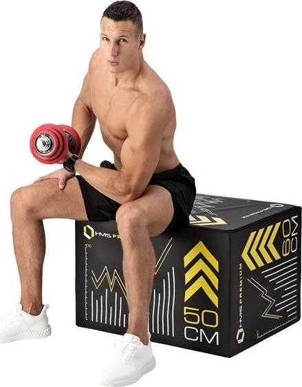 Keičiamo svorio hantelių ir štangos komplektas HMS SGGX20, 20 kg