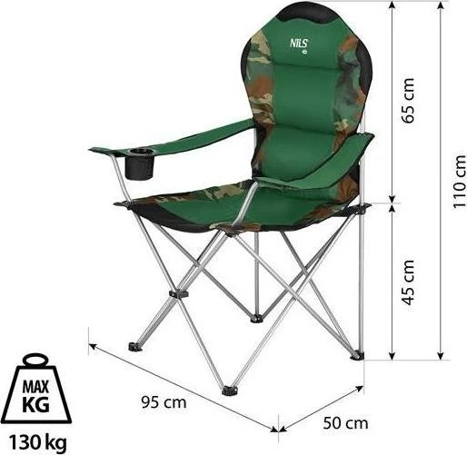 Nils Extreme Kempingo kėdė NILS CAMP NC3080