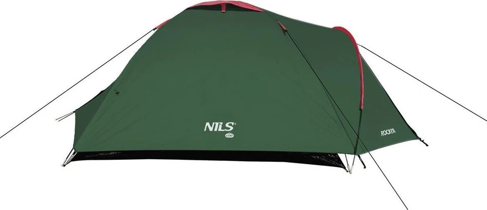 Nils Extreme Kempingo palapinė Nils Camp Rocker NC6013, žalia-raudona