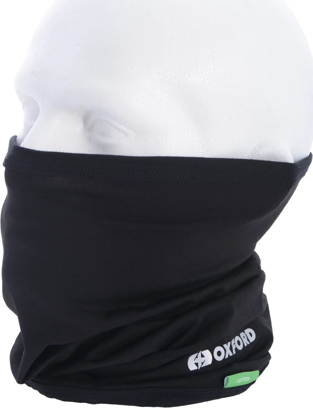 Kepurė Kaklo šildytuvas Oxford Neck Tube, medvilnė, juodas