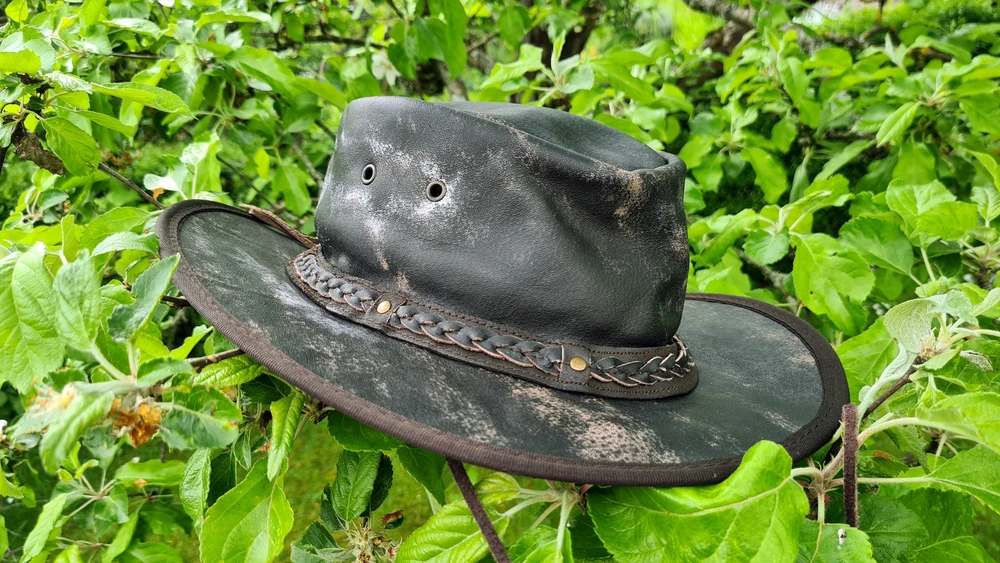 Kepurė Origin Outdoors Leather Hat 'Crushable'