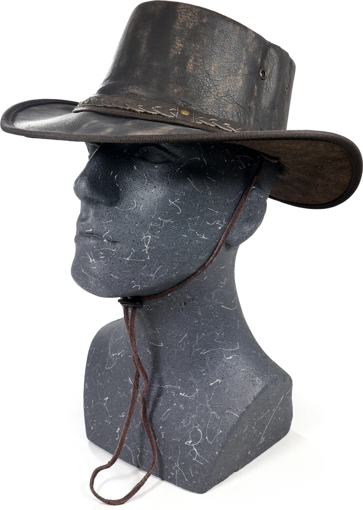 Kepurė Origin Outdoors Leather Hat 'Crushable'