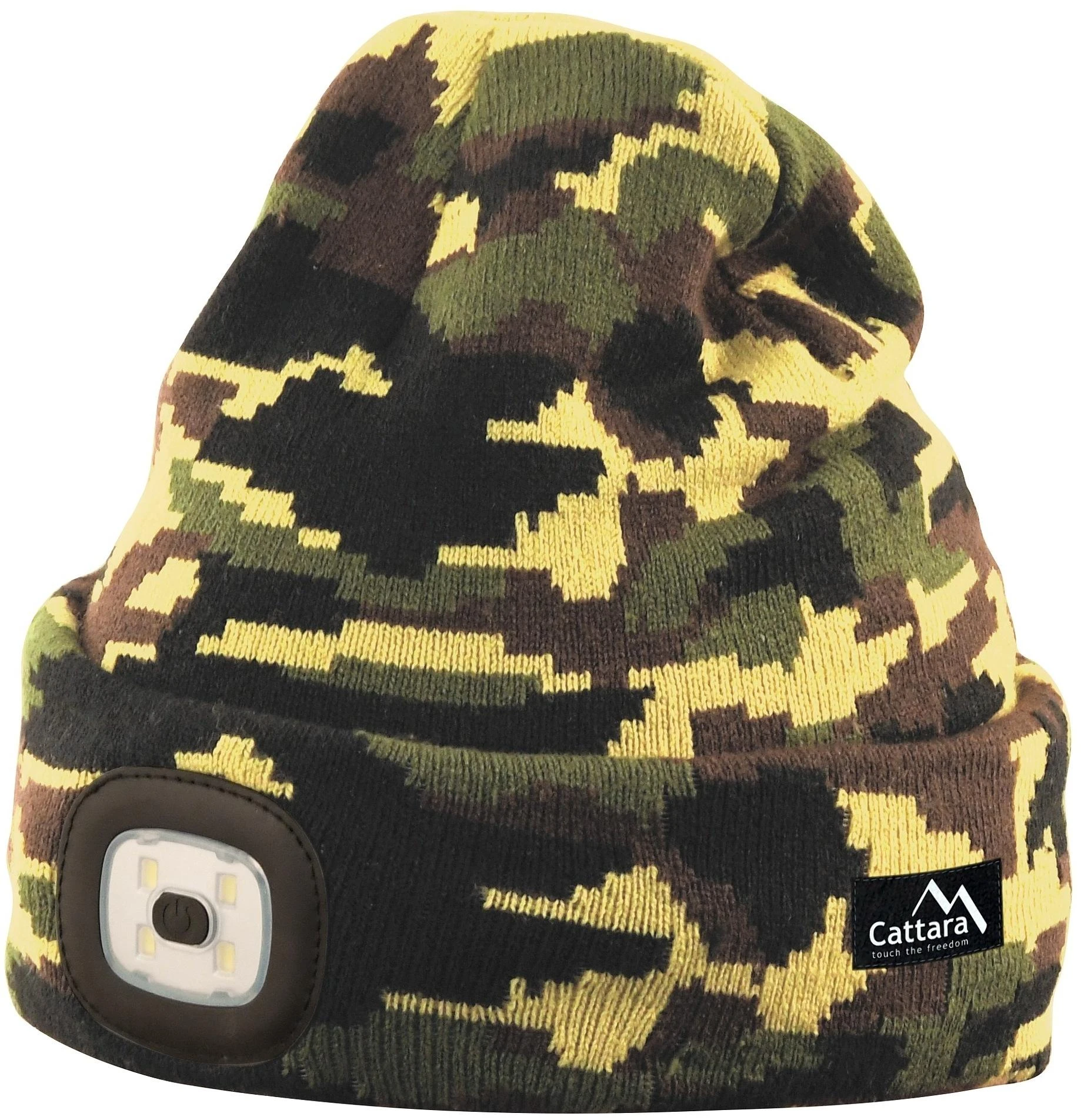Kepurė su LED žibintuvėliu Cattara Army