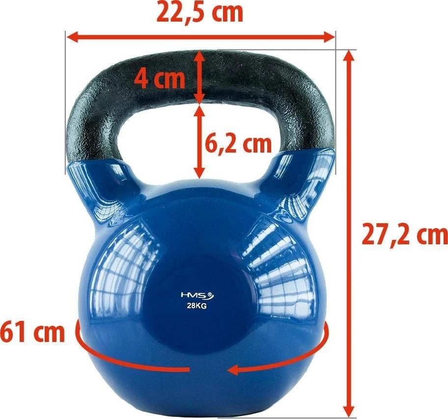 Ketaus gira HMS KNV mėlyna - 4kg