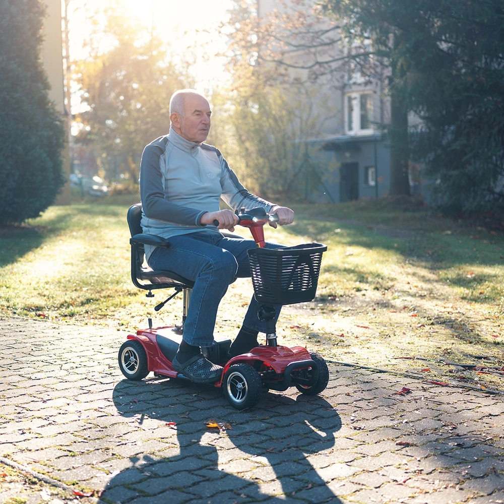 Keturračio elektrinis vežimėlis inSPORTline Omis