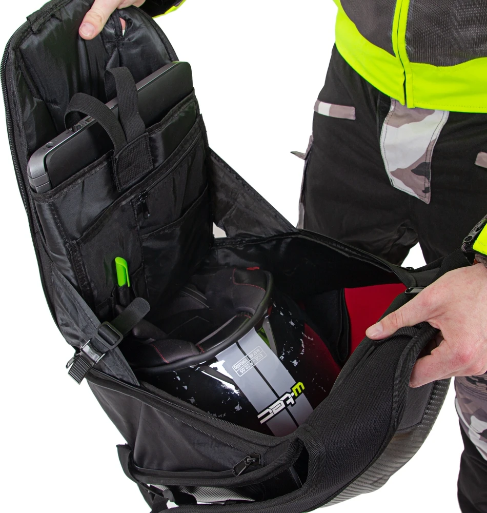 Kietasvorė motociklo kuprinė W-TEC Shellter