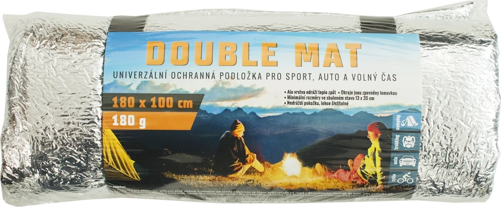 Kilimėlis su aliuminio folija Yate Double Matte, 180/100