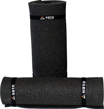 Kilimėlis Yate EVA Classic Wide, 10 mm, su guminiais dirželiais