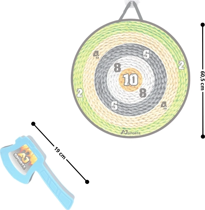 Kirvių mėtymo rinkinys inSPORTline AGST240