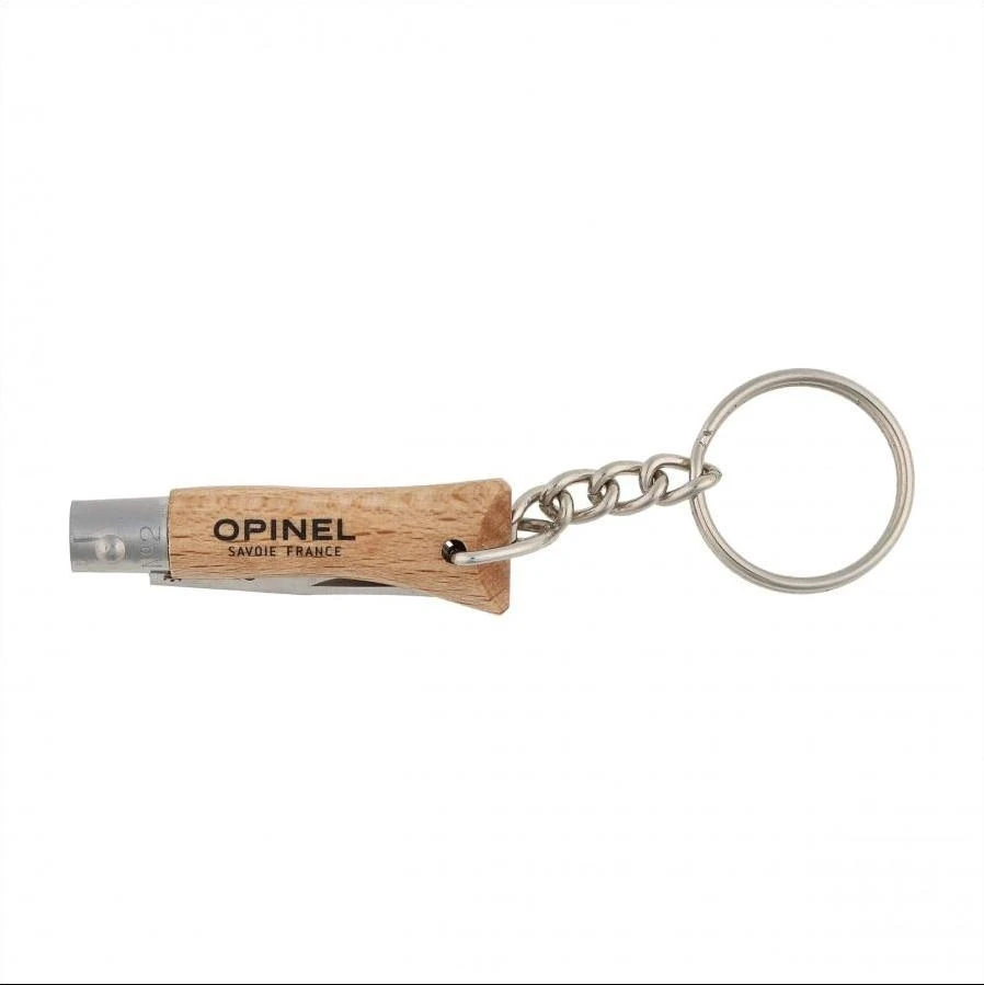 Kišeninis peilis Opinel Nr.2 Buko rankena su pakabuku raktams