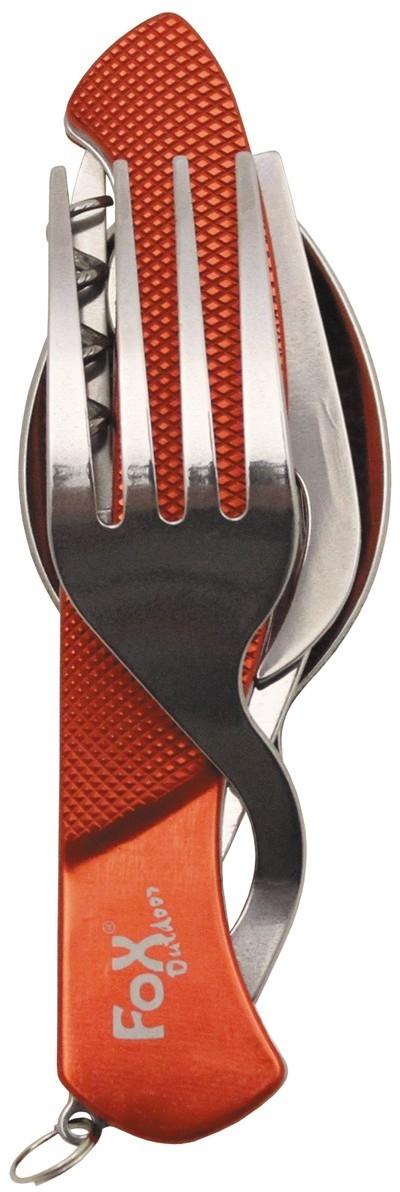 Fox Outdoor Kišeninis peilis-stalo įrankiai FoxOutdoor 6in1