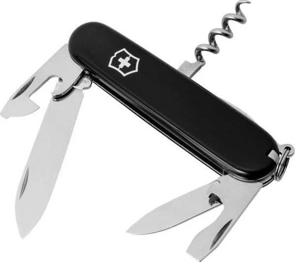 Šveicarija Victorinox Spartan juodas peilis