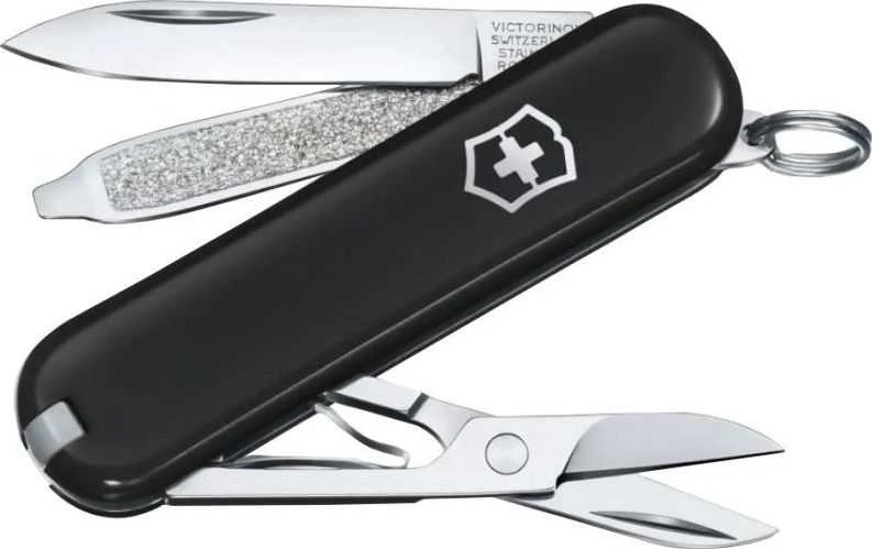 Šveicarija Peilis Victorinox Classic SD juodas with giftbox