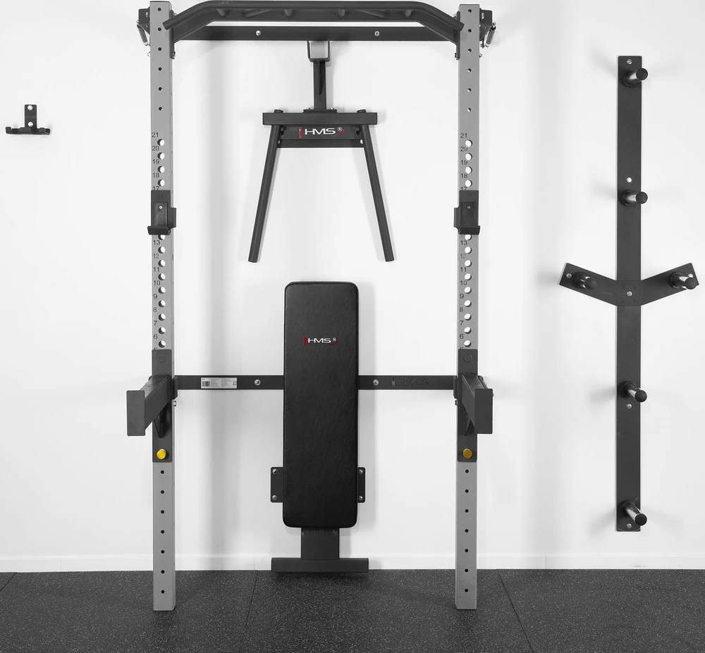 Daugiafunkcis sulankstomas jėgos stovas KLT22, sidabrinis HMS