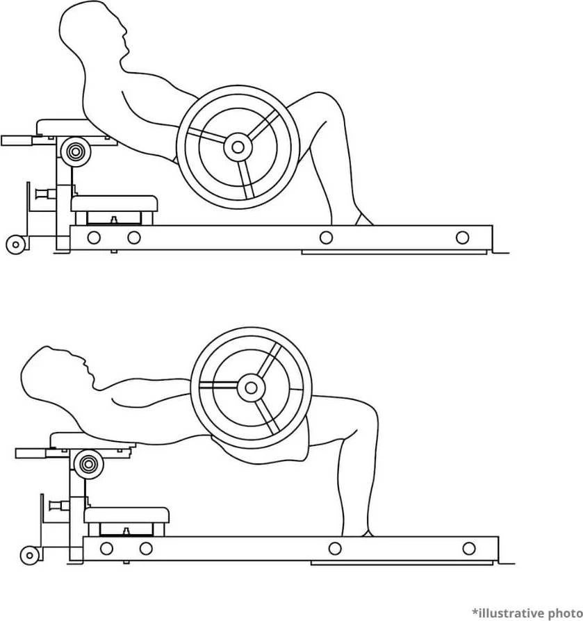 Hip Thrust treniruoklis inSPORTline X-NT HT10