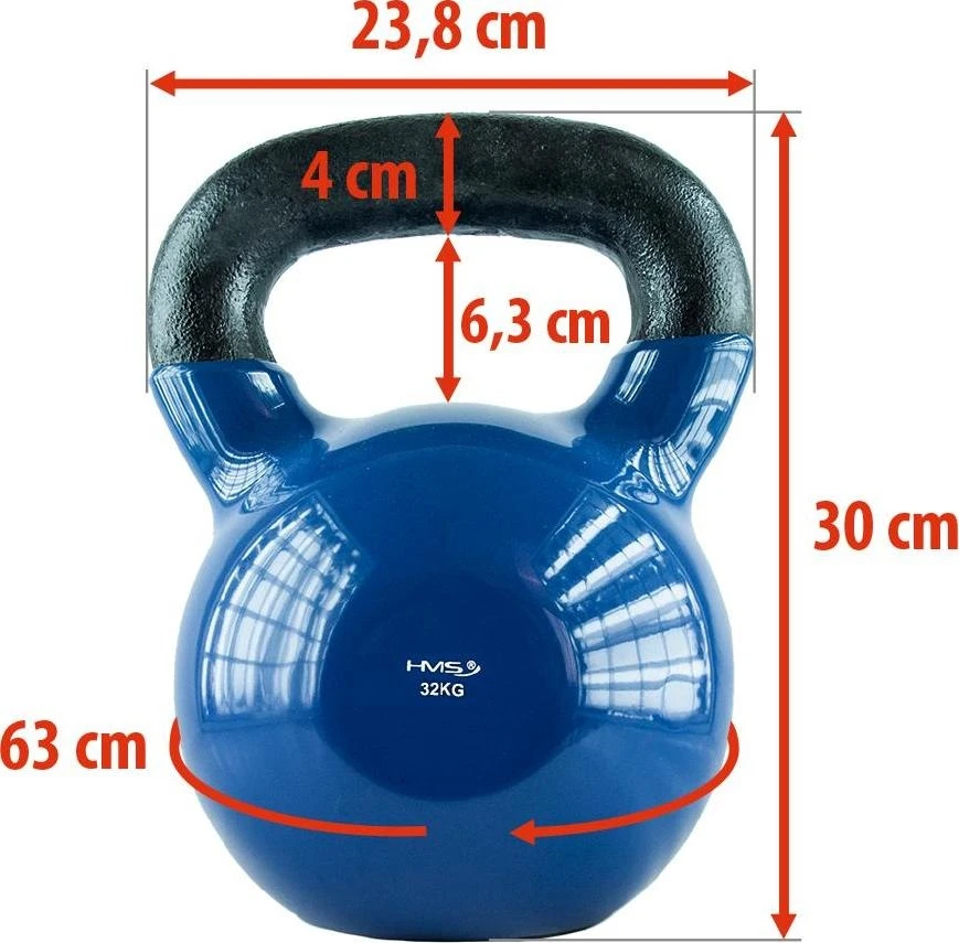 Ketaus gira HMS KNV mėlyna - 28 kg