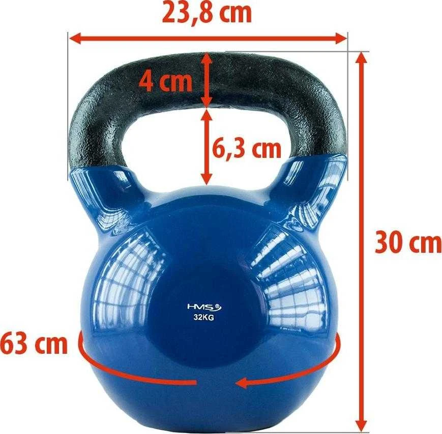 Ketaus gira HMS KNV mėlyna - 28 kg