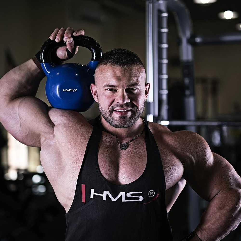 Ketaus gira HMS KNV mėlyna - 24 kg