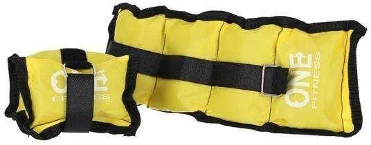 HMS Kojų ir rankų svoriai One Fitness WW01, geltoni - 2 x 0,7kg