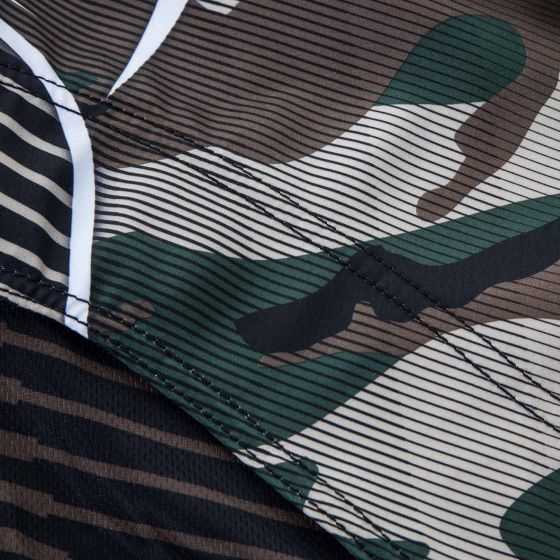 MMA šortai Venum Camo Hero, žali/rudi
