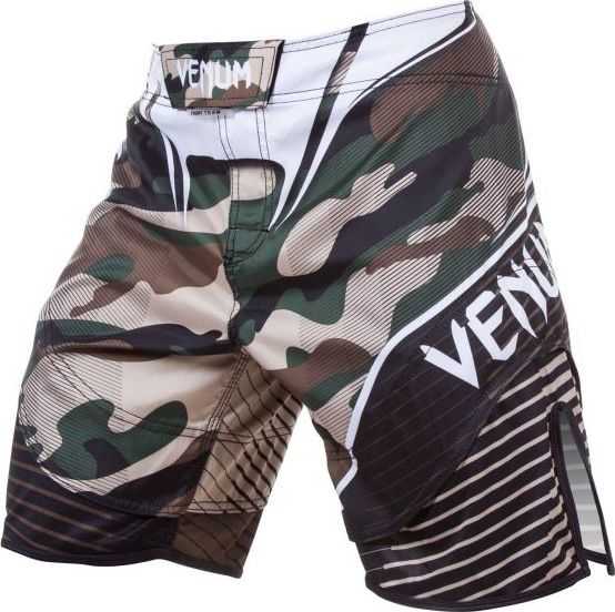 MMA šortai Venum Camo Hero, žali/rudi