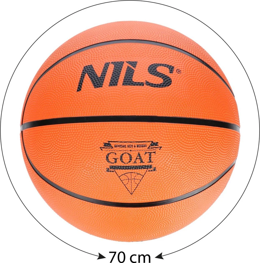 Nils Extreme Krepšinio kamuolys NILS GOAT NPK252, oranžinis, 5 dydis
